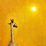 "GIRAFFE LOOKING BACK"