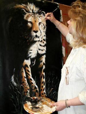 Diana Painting KING CHEETAH