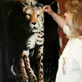 Diana Painting KING CHEETAH