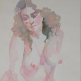 150/S31 Woman eyes closed
