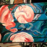 Flamingo abstract 