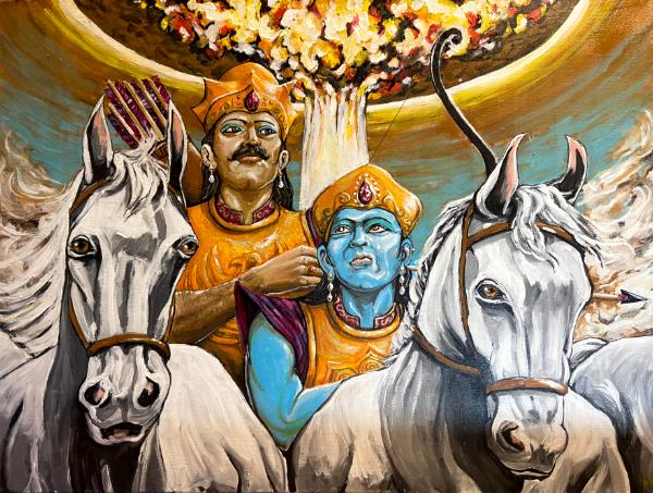 Arjuna & Krishna