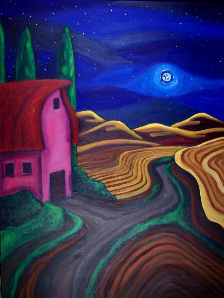 Pink Palouse Barn