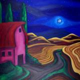Pink Palouse Barn