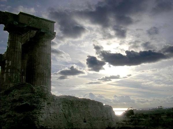 Selinunte, Sicily, sunset November 22