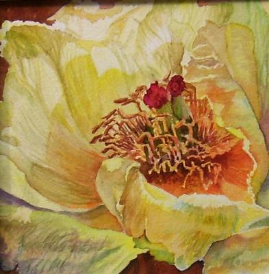 Gold Peony I