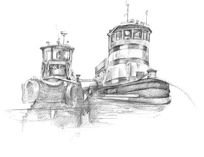 2 tugs in the night 2 tugs in the night