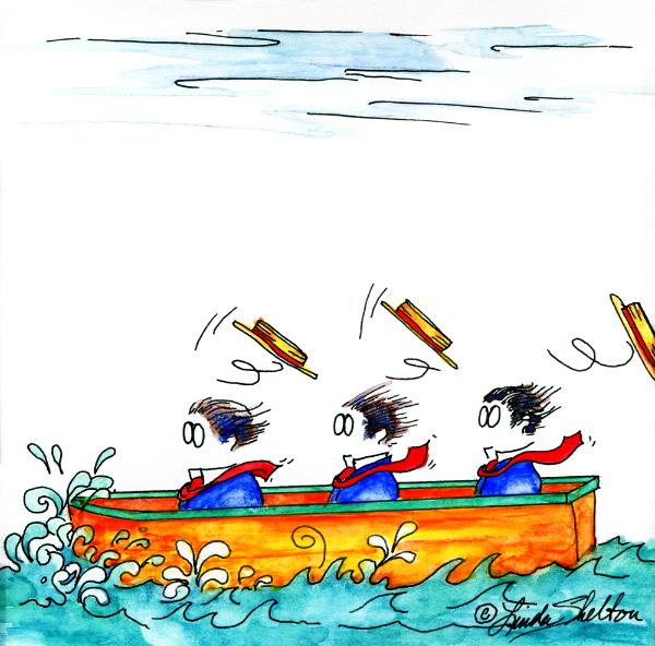 Three Men in a Boat # 4: Gusty Winds