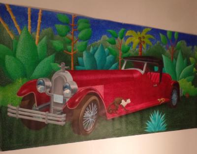 Bugatti in jungle