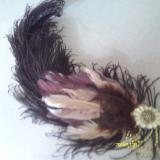 plume hair piece