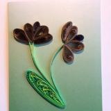 The Pastel Series Green Handmade Quilling Greeting Card