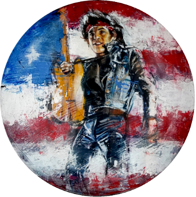 The Boss - LP Painting - Commission The Boss - LP Painting - Commission