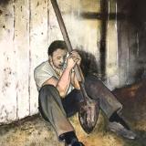 Slave worker, watercolour,20cm x 30cm.