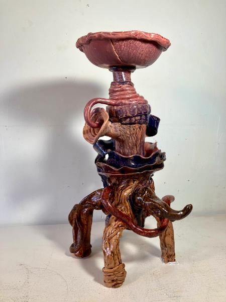 26" tall, Birdbath for the Queen of Sheba