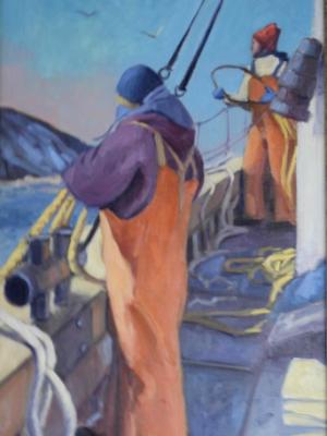 Getting Ready 24x42 oil sold Getting Ready 24x42 oil sold
