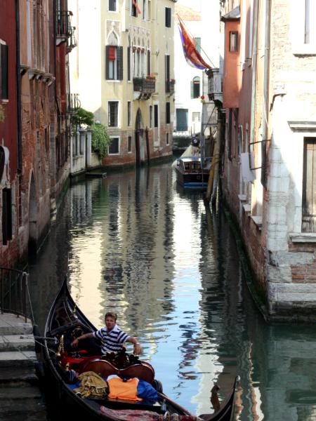 Gondolier in Venice