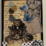 The Kitty and the butterflies Mini Journal 