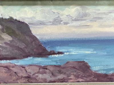 White Head Dusk 6x12" oil White Head Dusk 6x12" oil
