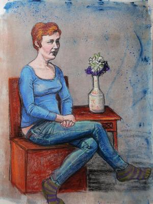 Larissa, Seated Larissa, Seated