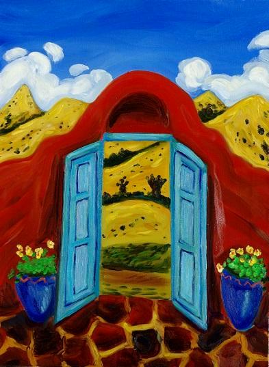 Through the Blue Door
