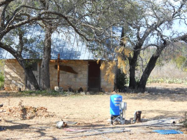 The old smokehouse at Wenmohs Ranch