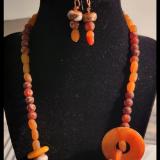 Hand painted Moroccan beads
