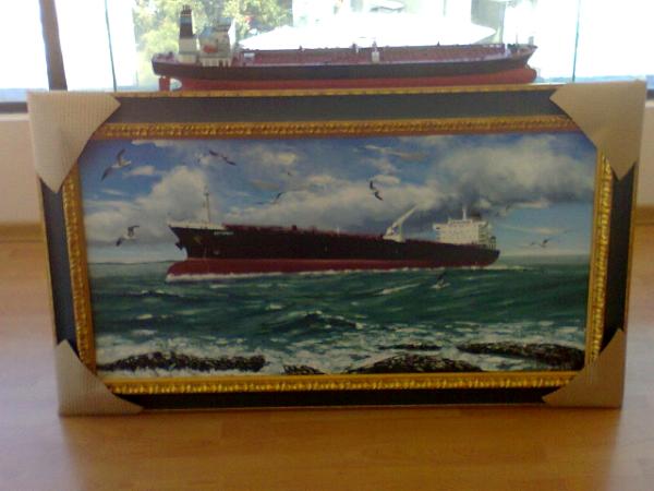 Ecuadorian oil carrier "Cotopaxi", 120cm x 60cm, 2013