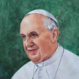 Portrait of Pope FRANCIS, 80cm x 60cm, 2014