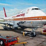 Qantas Boeing 747-238 VH-EBJ