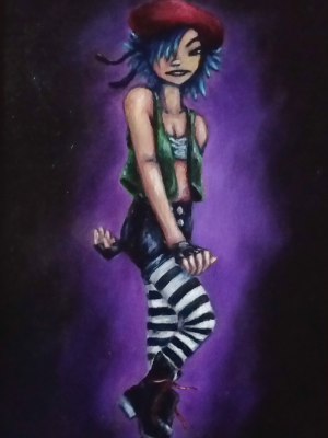 Noodles Jig, oil on canvas, 10x20. 2016 Noodles Jig, oil on canvas, 10x20. 2016