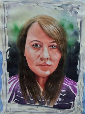 Portrait of a Bolivian physician, 35cm x 50cm, 2018 Portrait of a Bolivian physician, 35cm x 50cm, 2018