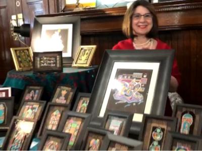 5 big visual fine art paintings & 30 small visual Iraqi folklore miniatures 5 big visual fine art paintings & 30 small visual Iraqi folklore miniatures