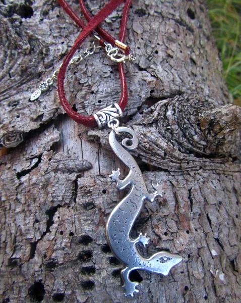 Lizard Gecko pendant charm necklace SALE