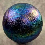 #09012601 Glass Float Starry Night Design 6.25'' Iridized $80.00