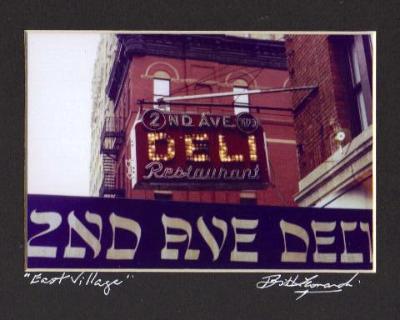 East Village "2nd. Avenue Deli"