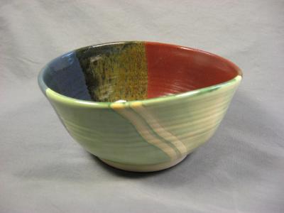 111119.F Bowl with Multiple Glazes