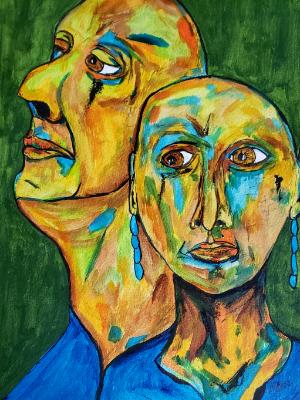 Two versions of the self. Two versions of the self.