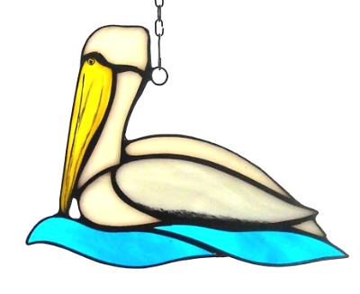White Pelican Suncatcher White Pelican Suncatcher