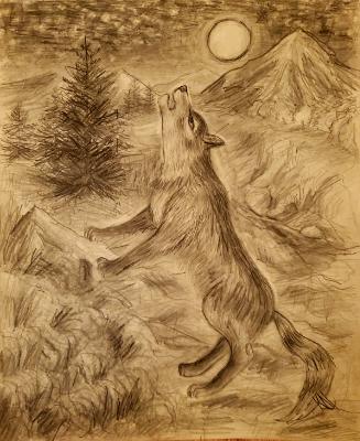 The Wolf at Night