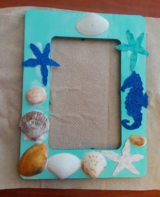 Sea Shell Picture Frames