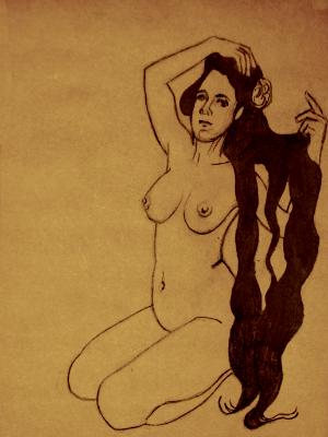 Frankie, Kneeling Nude