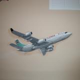 Jet plane in boys room