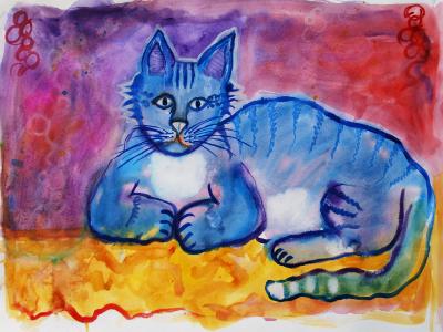 Reclining Cat Reclining Cat