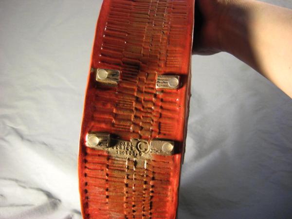 110531.D Shoulder Vase with Dragon's Breath Glaze