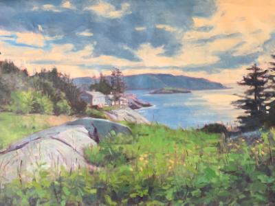 North End Monhegan 24x36"oil North End Monhegan 24x36"oil