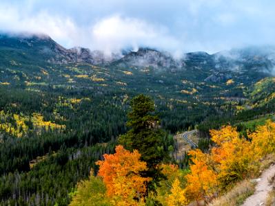 Bierstadt Moraine Autumn Panorama