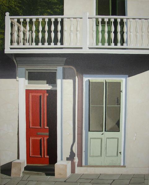 Red Door in the French Quarter         24" x 30"