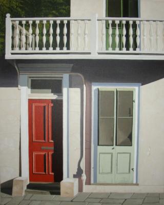 Red Door in the French Quarter         24" x 30"