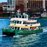 "Charlotte" departs Circular Quay