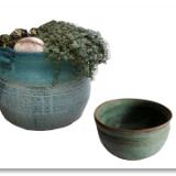 Weathered Bronze Herb Pots